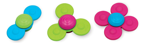 Spinner Fat Brain Toys 3 Whirly Squigz 10 M+ Color Multicolor