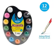 Comprar Acuarelas Pointer Wc-5570 (set De 12 Colores + Pincel)