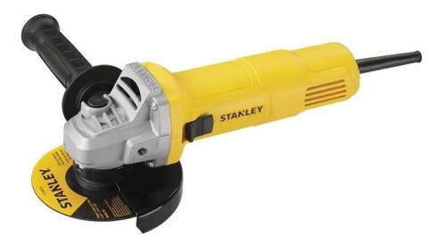 Amoladora angular Stanley Slimline SG6115 de 50 / 60 HZ color amarillo 620 W 220 V + accesorio