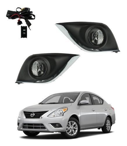 Kit Neblineros Nissan Versa 2015 - 2020 V-drive 