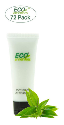 Eco Amenities - Tubo Transparente Con Tapa Para El Cuerpo De