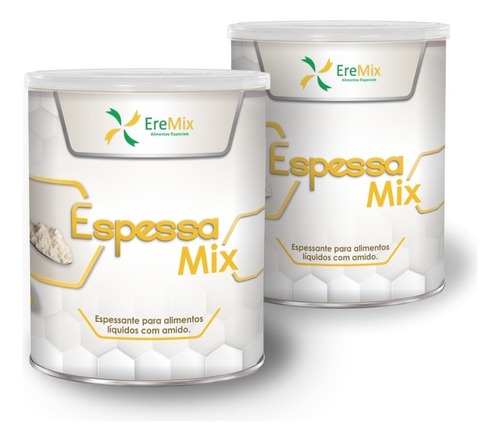 Espessamix Com Amido - Eremix Lata 225g (4 Unidades) Sabor Sem Sabor