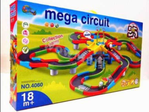 Pista De Carro Mega Circuit +18m Usada