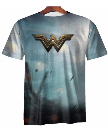 Remera Sublimada Mujer Maravilla Ranwey Pr076