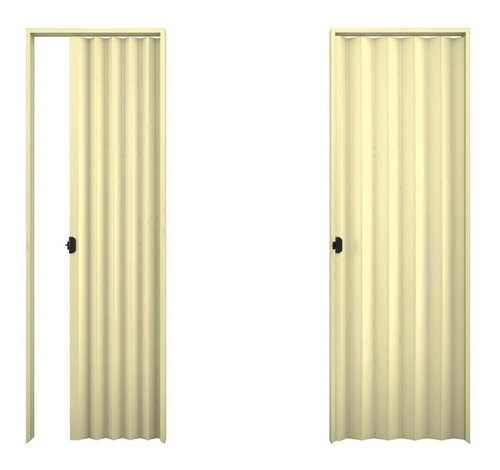 Puertas Plegables Pvc Beige 1.00 X 2.10