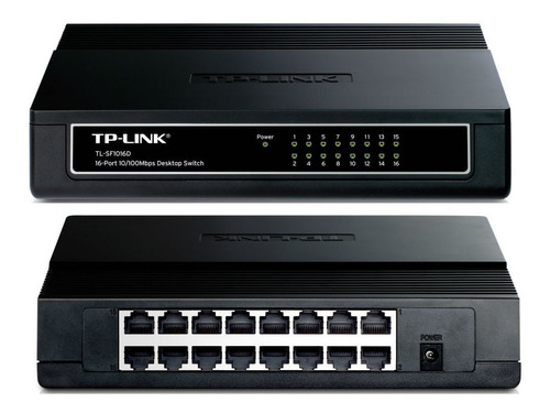 Imagen 2 de 3 de Switch 16 Puertos Tplink 10/100 Mbps Tl-sf1016d