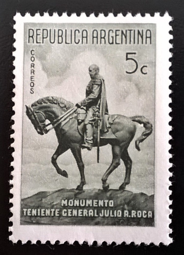 Argentina Caballos, Sello Gj 852 Monumento 1941 Mint L13724