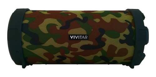 Parlante Vivitar Fabric Collection Bluetooth Tube Speaker portátil camuflado