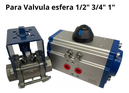 Kit 16 Atuador Pneumático Dupla Ação - Ap700l052h 22 Nm