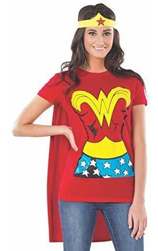 Disfraz Rubie's - Camiseta Estándar Para Mujer De Dc Comics