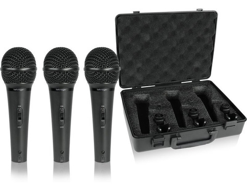 Microfono Behringer Xm1800s Paquete De 3 Piezas