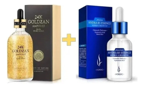 Suero 24k Goldzan Colageno + Acido Hialuronico Hidratante