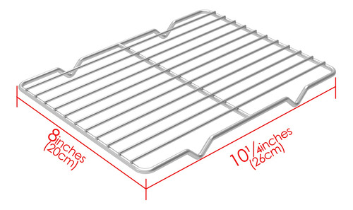 Idea Rejilla Refrigeracion Metal 2 Estante Rectangular Acero