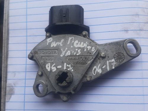 Sensor Pare Neutro Toyota Corolla Y Toyota Yaris 2005-2018