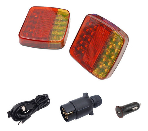 Qj1 Kit De Luces De Remolque Inalámbricas Para Camión De