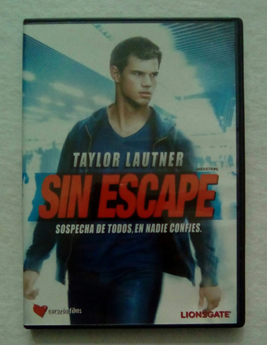 Dvd Sin Escape Taylor Lautner