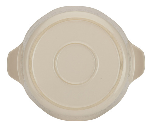Plato Cacerola Con Tapa 2.37 Litros Vainilla Francesa