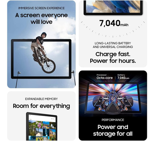 Tableta Samsung Galaxy Tab A8 Android 11 10.5 Pulgadas, 4 Gb