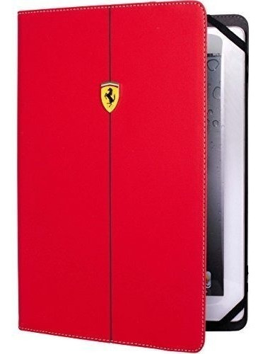 Ferrari Formula 1 Smooth Rojo Funda Folio Universal Para Tab