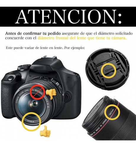 Imagen 2 de 2 de Tapa Alt Sin Logo 49mm