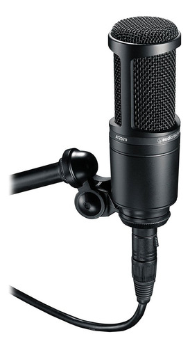 At2020 Audiotechnica Micrófono De Condensador Cardioide Color Color Negro