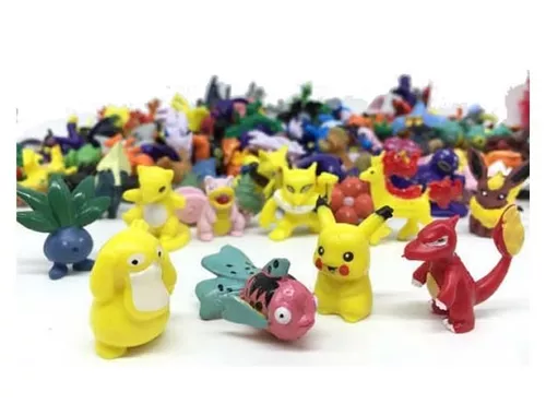 Brinquedo Antigo Bonecos Pokémon Miniaturas Lote