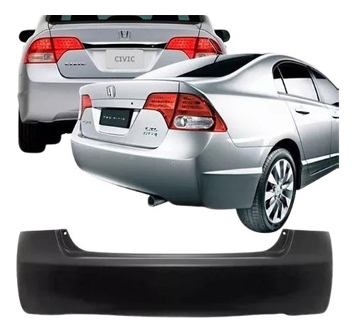 Parachoque Traseiro Honda New Civic 2007 2008 2009 2010 2011