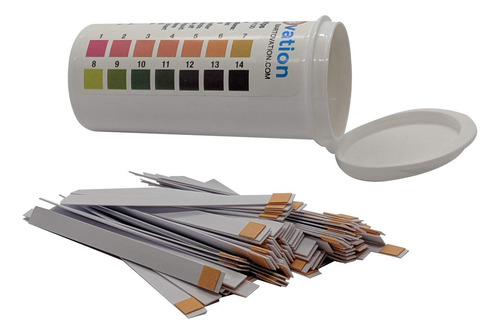 Tiras De De Ph 114 De Amplio Rango [envase De 100 Tir...