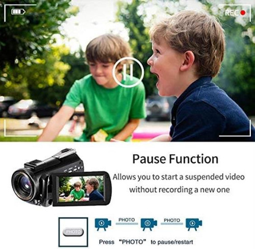 Videocámara 4k Ordro Uhd Cámara De Video De Visión Nocturna