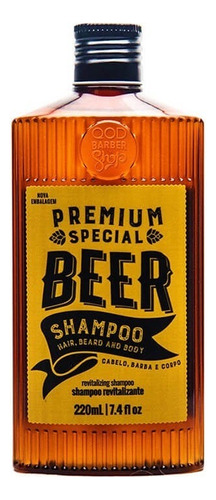 Shampoo Special Beer | Para Cabelo, Barba E Corpo | Qbs