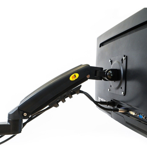 Imagen 3 de 8 de Soporte Para Monitor A Escritorio Brazo Ergonomico Nb H80
