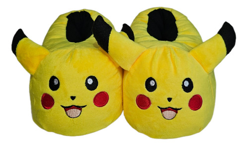 Babuchas Pantuflas Pikachu Para Niños Y Adultos 