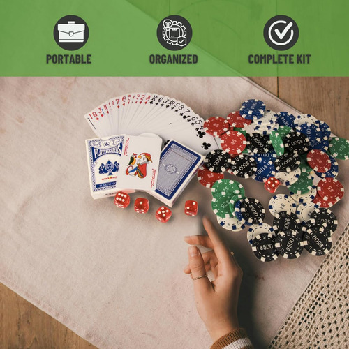 Set De Fichas De Póker Estilo Casino De Tradeopia Con