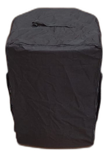 Funda Semirigida Funcional Para Bafle Q-115d Inmediato Color Negro