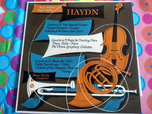 Haydn Lp Anton Heiller Concerto In E Flat 