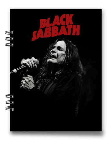 Imagen 3 de 10 de Cuaderno Black Sabbath 15x20 Cms Media Carta 100 Hojas