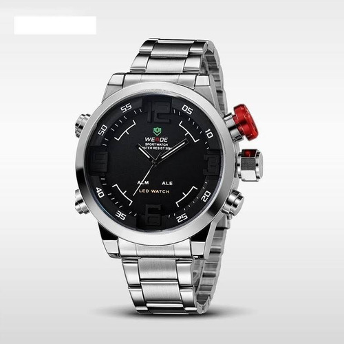 Relógio Weide Masculino 2309 Prata