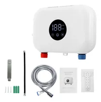 Comprar Calentador Agua Instantaneo Eléctrico Pantalla Led Ajustable