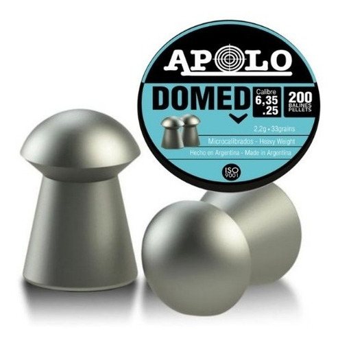 Balines Apolo Domed 6,35 X200 (33gr)