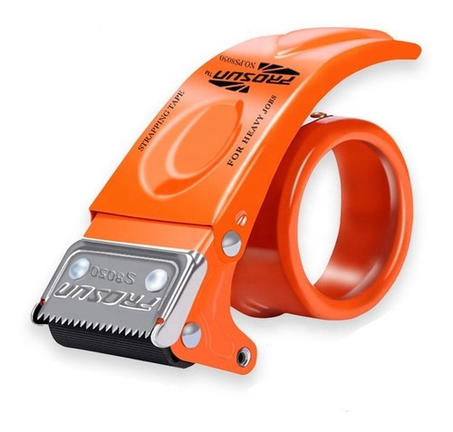 Imagen 3 de 6 de Dispensador Cinta Embalar Racionador Portarollo Metal Reforz
