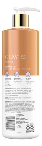 Loción corporal hidratante Olay Brightening 24h con vitamina C 50