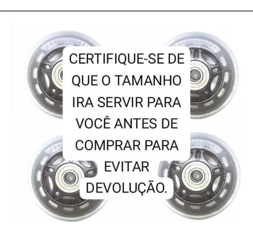 Kit Com 16 Rodas Para Patinete Com 32 Rolamentos Abec-7