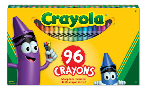 Crayola Crayons   Regular Crayon Set  Conjunto De 96