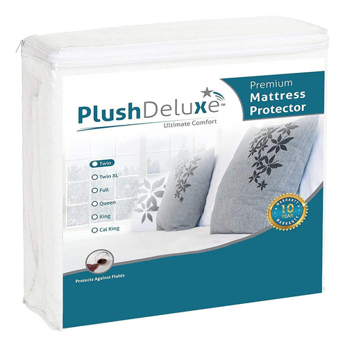 Protector De Colchon Premium 100% Impermeable, Hipoalergenic