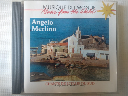 Angelo Merlino Cd Chants De L'italie Du Sud