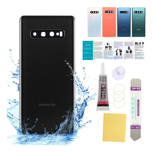 Uoofide Para Samsung Galaxy S10 Estuche Vidrio Repuesto