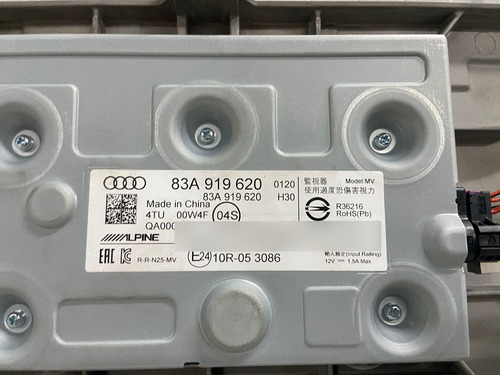 Tela Módulo Multimídia Audi Q3 2019/2023 Original