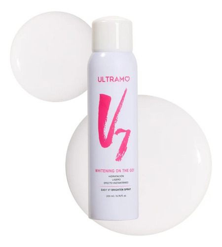 2pza Crema Blanqueadora Ultramo V7 Spray Blanqueador Hidrata Fragancia Neutra