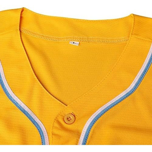 Imagen 5 de 6 de Phoneutrix Blank Plain Hip Hop Hipster Baseball Jersey Butto