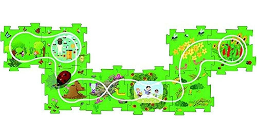 Puzzle Track Play Set Batteryoperated Toy Vehicle Y Floor Pu